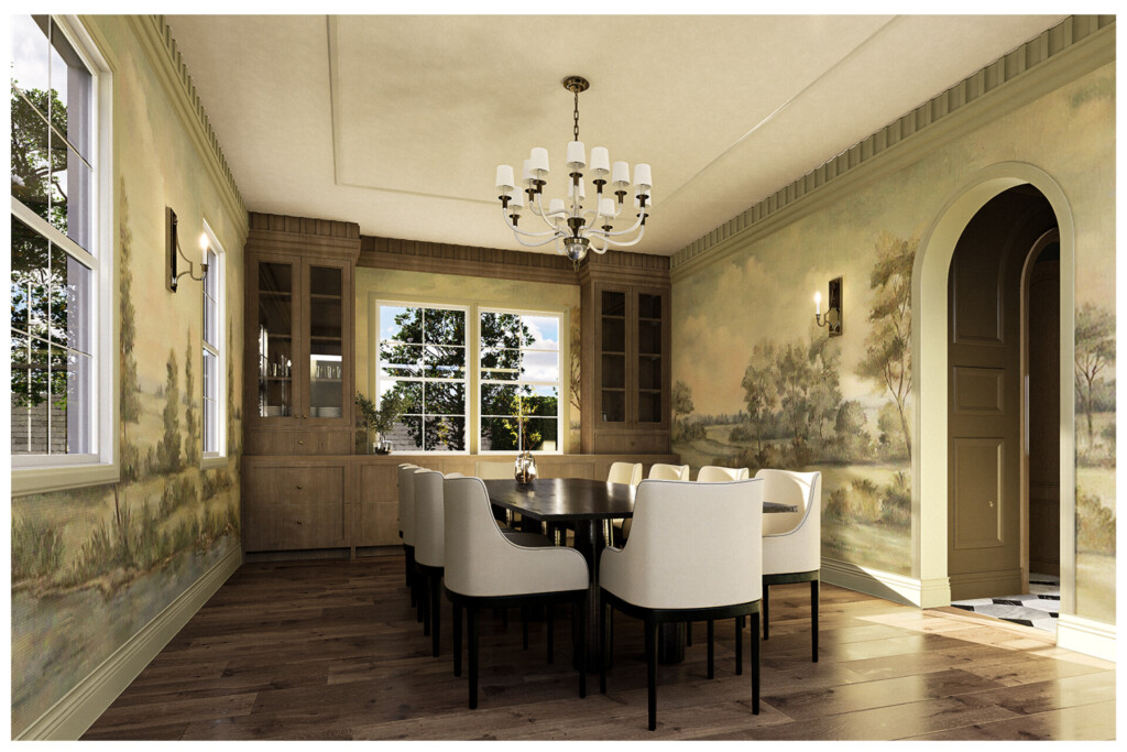 Cotswold Colonial Dining Rendering