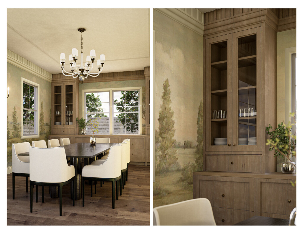 Cotswold Colonial Dining Rendering